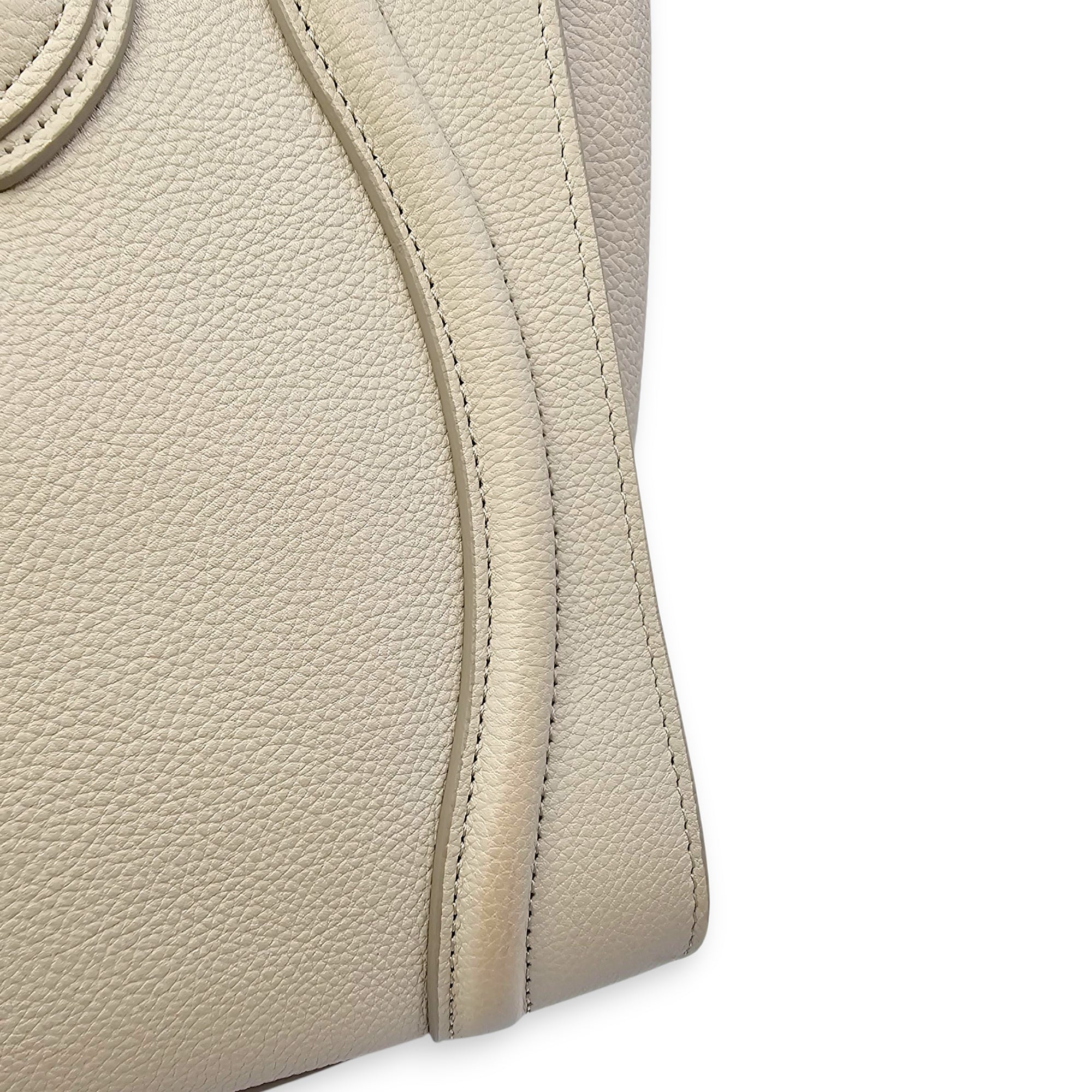 Micro Beige Luggage Bag in Calfskin Gold hardware CL2508-15194 11