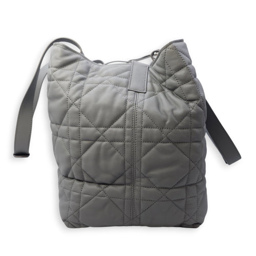 Toujours Large Baby Grey Tote Bag in Calfskin, Gold hardware