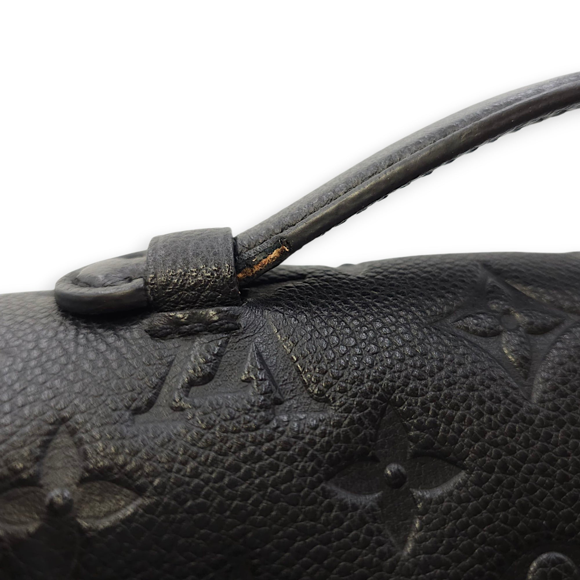 Pochette Metis MM Black Crossbody Bag in Empriente Leather, Gold hardware