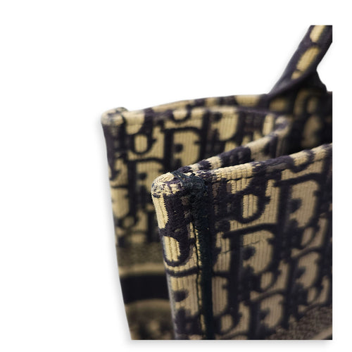 Book Medium Blue Oblique Tote Bag in Canvas