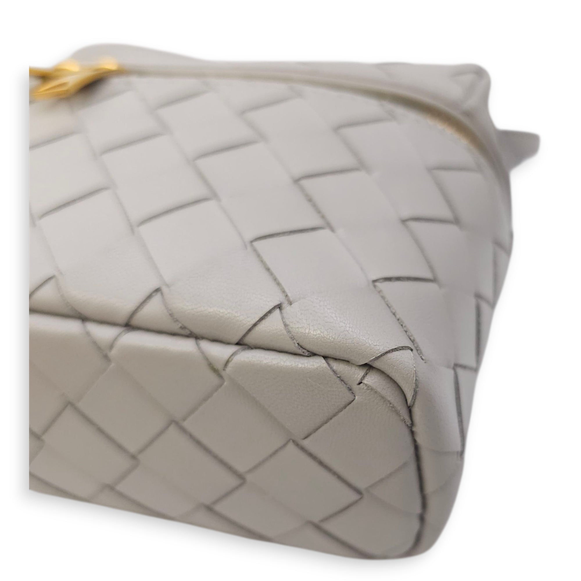 Bang Light Grey Vanity Case in Calfskin Gold hardware CL2510-16583 5