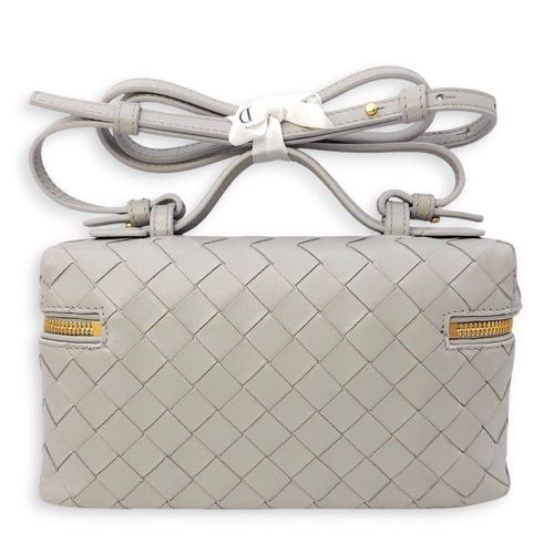 Bang Light Grey Vanity Case in Calfskin Gold hardware