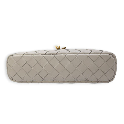 Bang Light Grey Vanity Case in Calfskin Gold hardware
