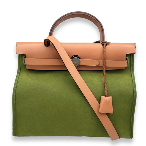 Herbag 31 Green in Canvas, Palladium hardware