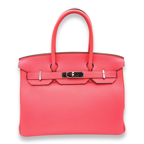 Birkin 30 Rose Lipstick in Togo, Palladium hardware