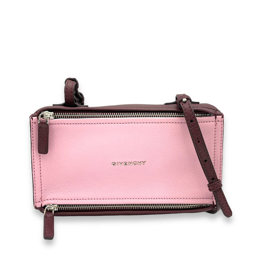 Pandora Multi-colour Crossbody Bag in Goat Leather, Silver hardware