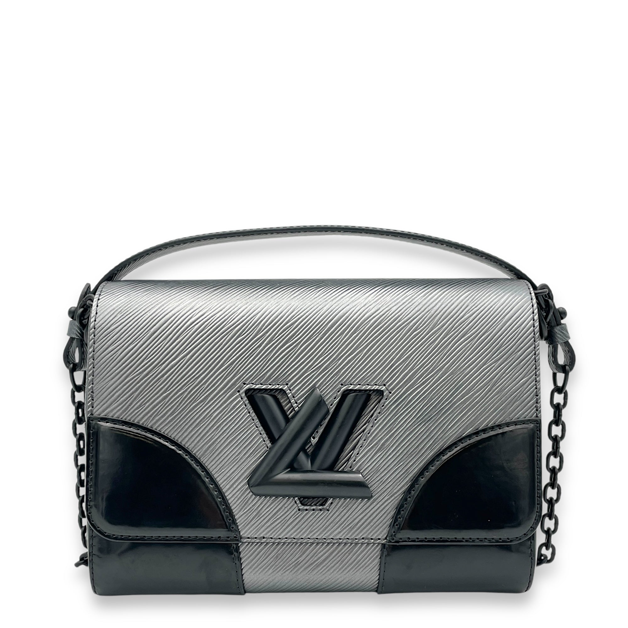 Twist MM Shoulder bag in Epi leather, Acetate Hardware