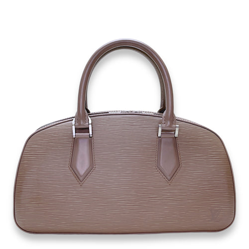 Jasmine Purple Top Handle Bag in Epi Leather, Silver hardware