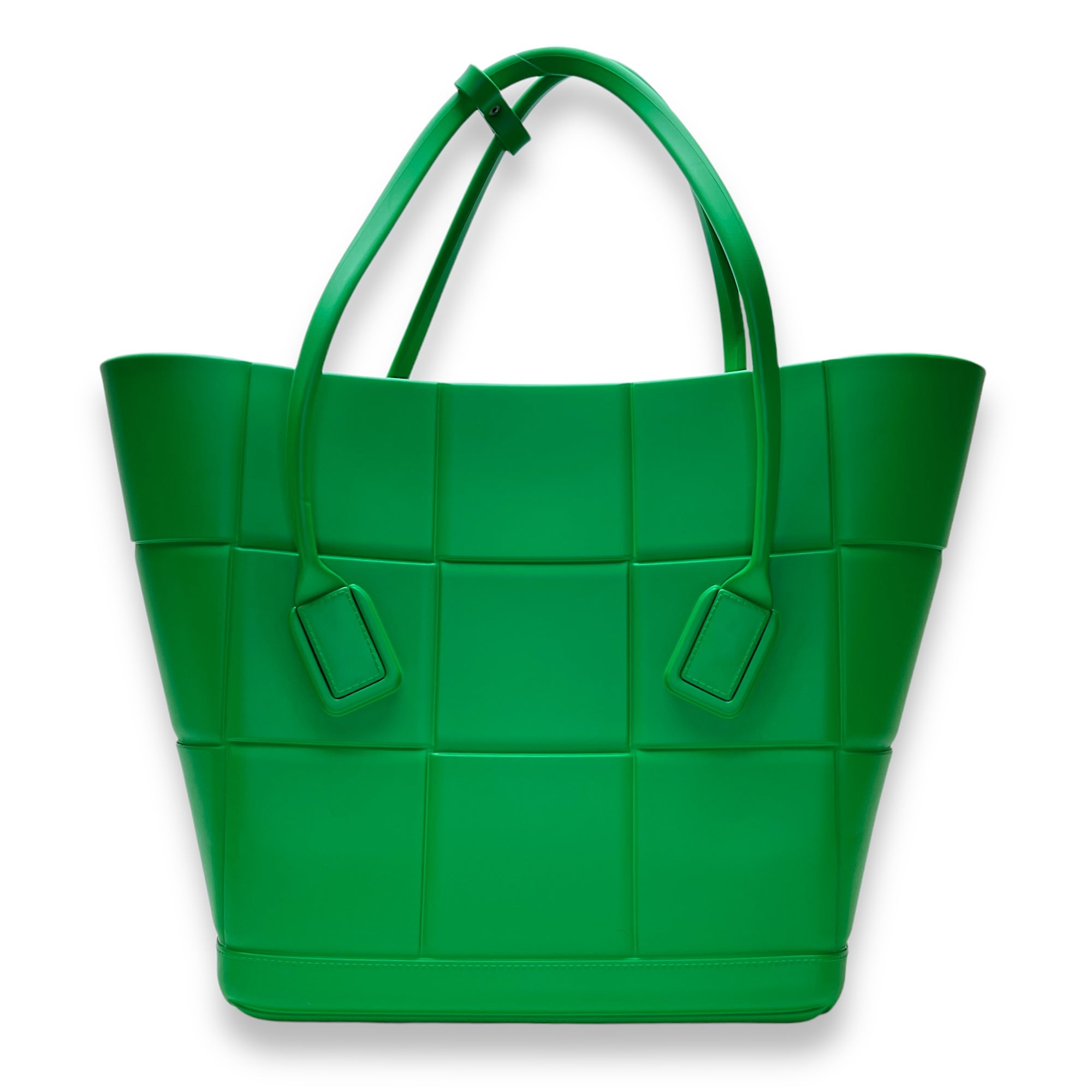 Arco Large Green Top Handle Bag in Others