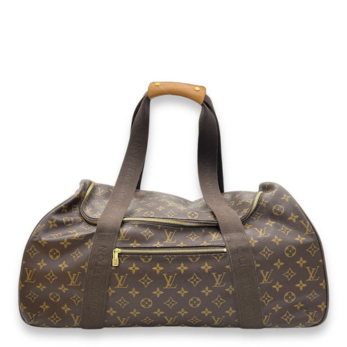 Neo Eole Luggage Brown in Monogram Coated Canvas, Gold hardware