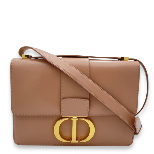 30 Montaigne Shoulder bag in Calfskin, Gold Hardware