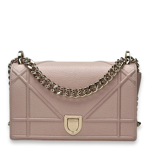 Diorama Small Shoulder bag in Calfskin, Gold Hardware