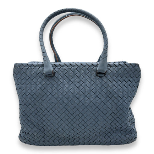 Intrecciato Brick Top Handle Bag Top handle bag in Intrecciato leather, Gunmetal Hardware