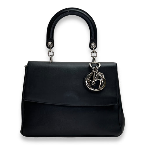 Be Dior Flap Top handle bag in Calfskin, Silver Hardware