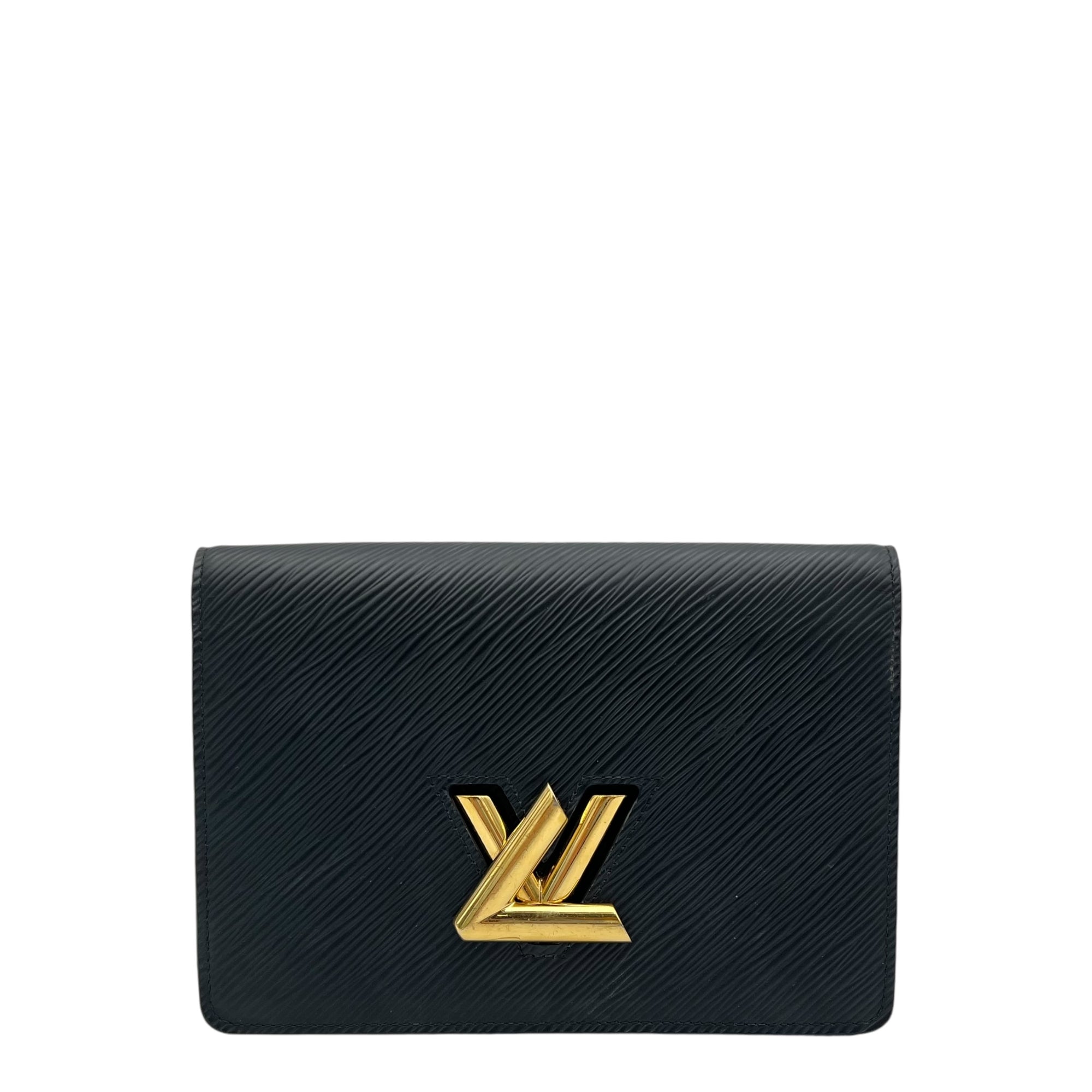 Twist Crossbody Bag Black in Epi Leather, Gold hardware