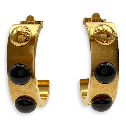 Gimme A Clue Hoop Others Earrings in Black