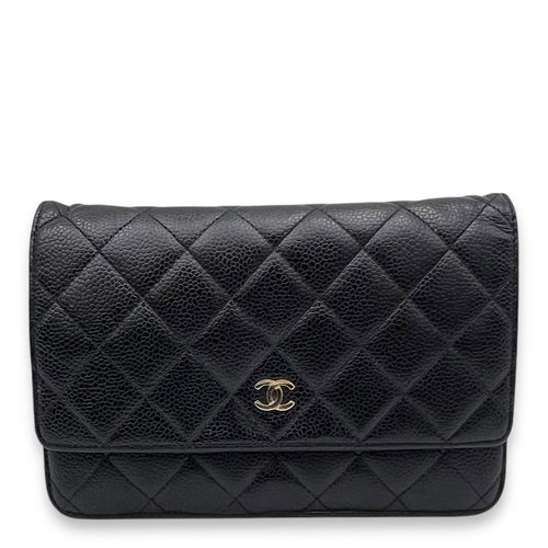 Chanel Classic Wallet On Chain Black in Caviar Leather, Gold hardware_1