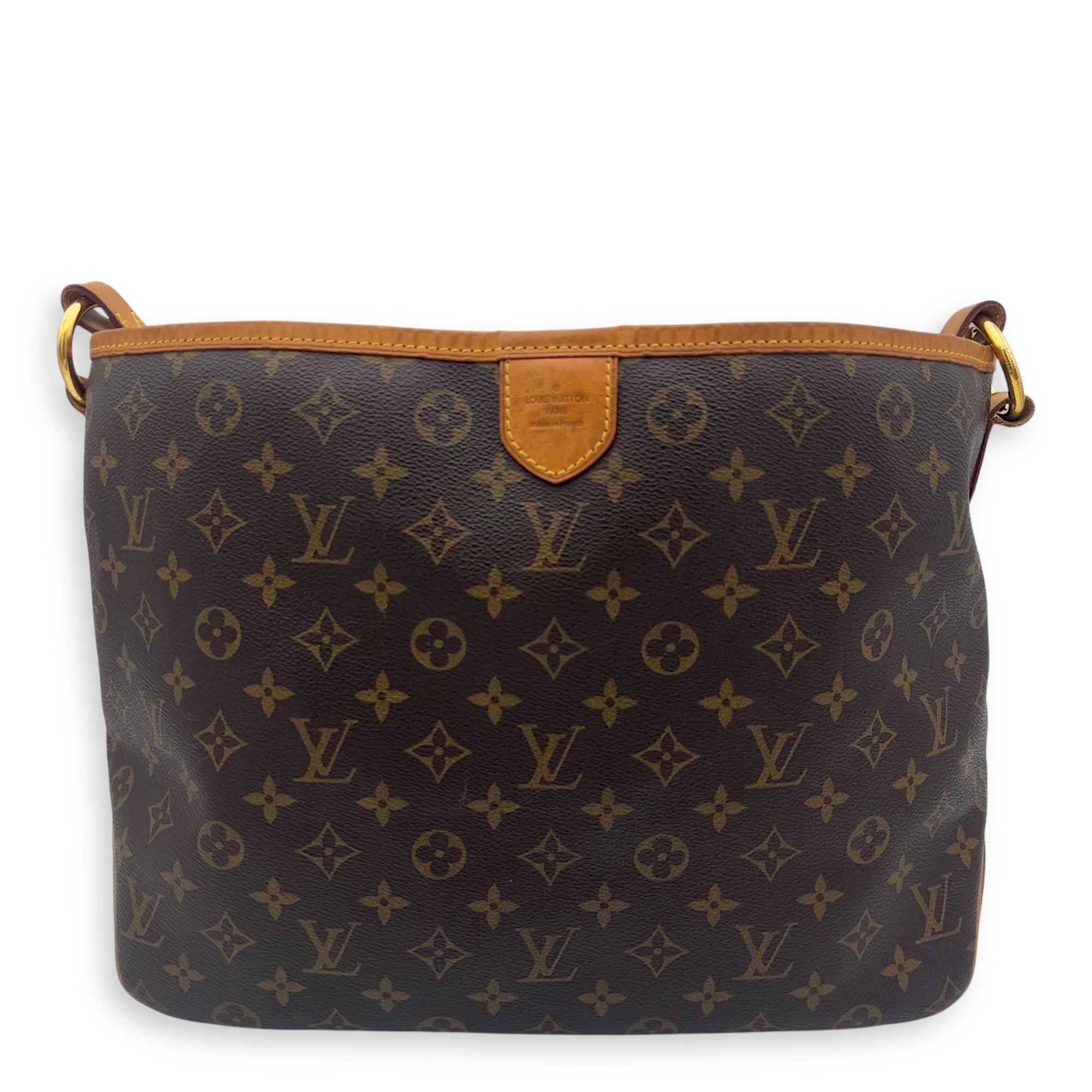 Louis Vuitton Delightful Shoulder Bag Brown in Monogram Coated Canvas, Gold hardware_1