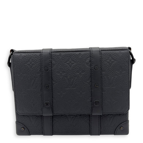 Louis Vuitton Trunk PM Black Crossbody Bag in Taurillon Monogram Leather, Lacquered Metal hardware_1