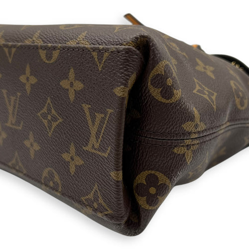 Louis Vuitton Tuileries Besace  Shoulder Bag Brown in Monogram Coated Canvas, Gold hardware_9