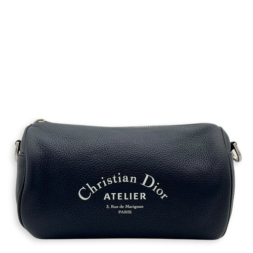 Christian Dior Roller Crossbody Bag Blue in Calfskin, Silver hardware_1