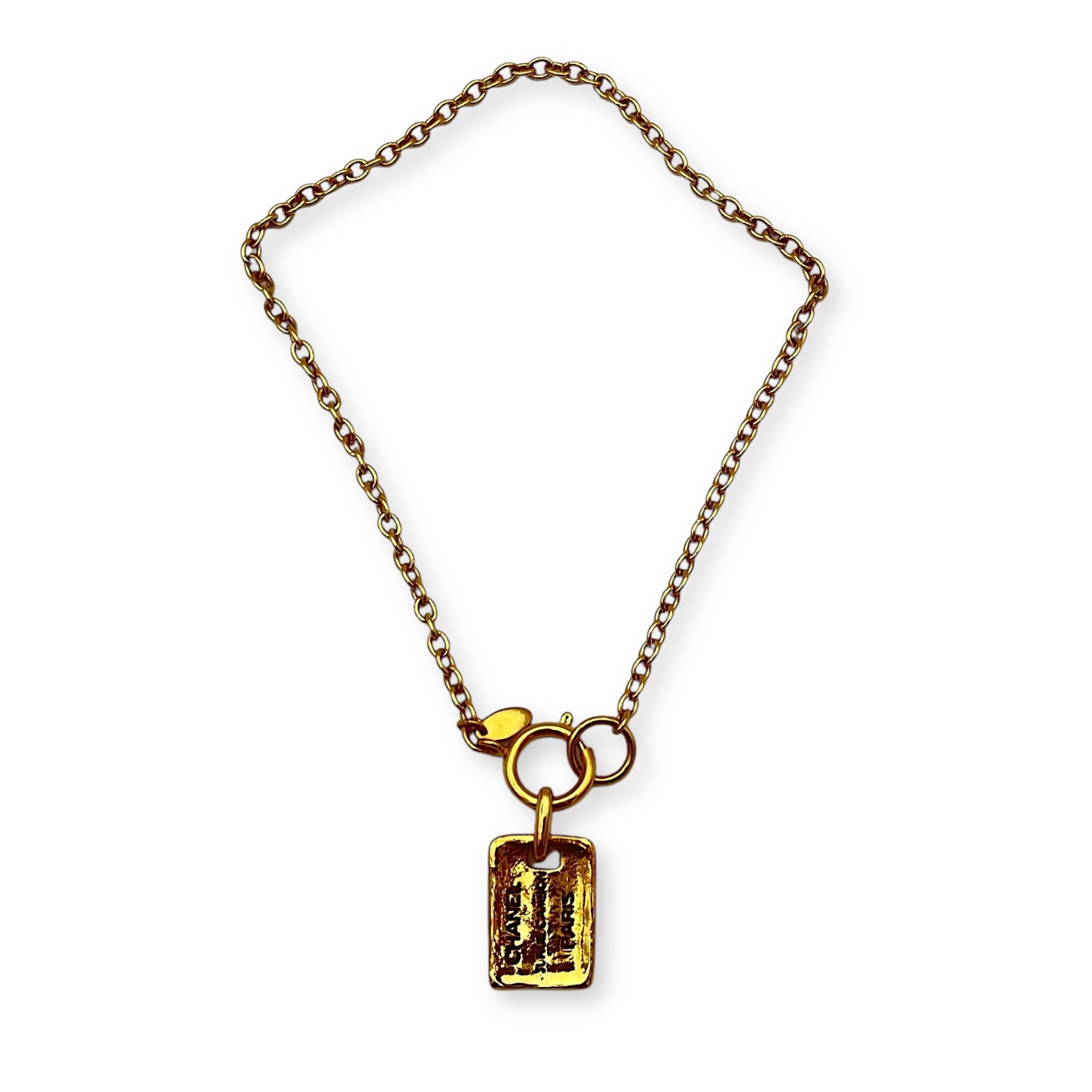 Chanel Vintage 31 Rue Cambon Paris Gold Necklace in Metal, Gold hardware_2