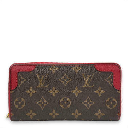 Louis Vuitton Retiro Wallet Brown in Monogram Coated Canvas, Gold hardware_1