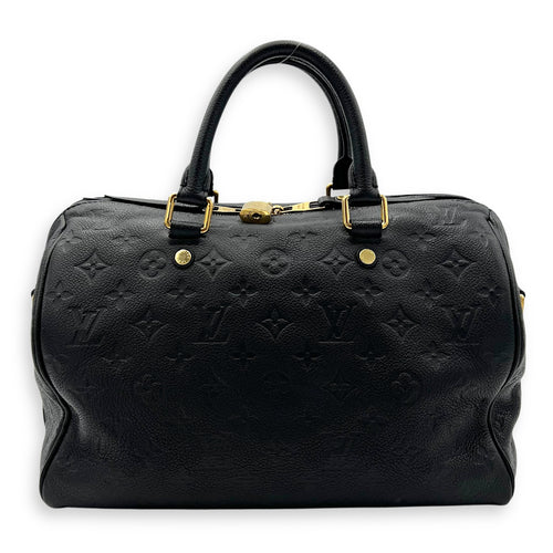 Louis Vuitton Speedy Top Handle Bag 30 Black in Empreinte Leather, Gold hardware_1