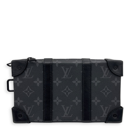 Louis Vuitton Trunk Wallet On Chain Black in Coated Canvas, Acetate hardware_1