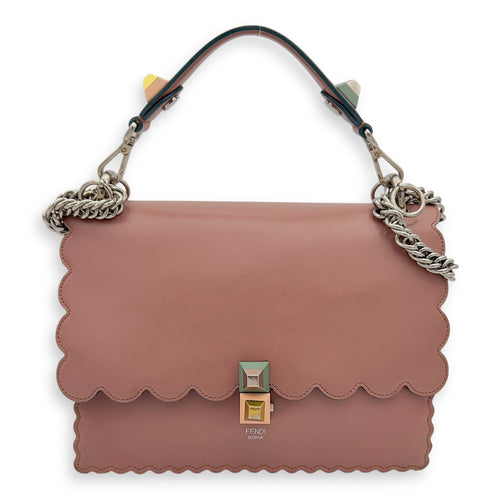 Fendi Kan I Shoulder Bag Brown in Calfskin, Gold hardware_1