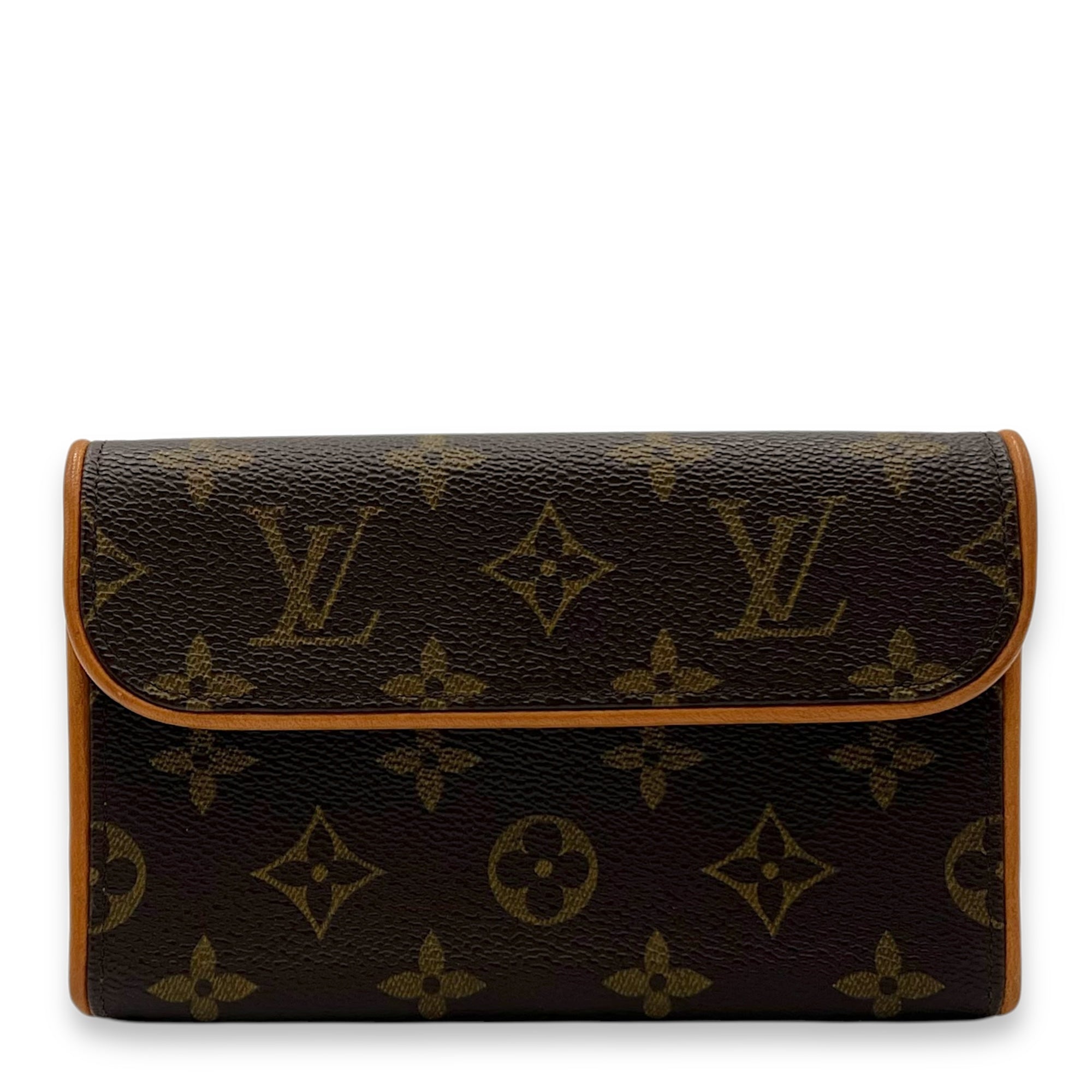 Louis Vuitton Florentine Belt Bag Brown in Monogram Coated Canvas, Gold hardware_1