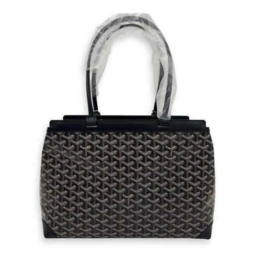 Goyard Bellechasse Tote Bag Black in Coated Canvas_1