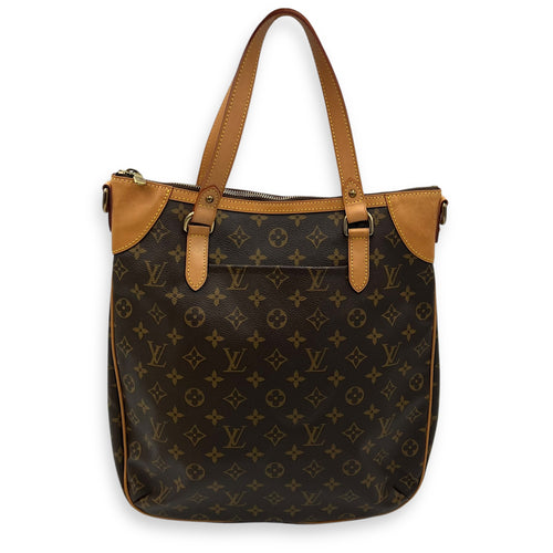 Louis Vuitton Odeon GM Brown Top Handle Bag in Monogram Coated Canvas, Gold hardware_1