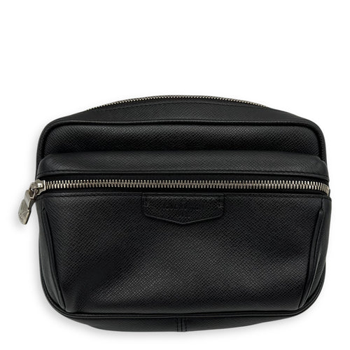 Louis Vuitton Outdoor Black Belt Bag in Taiga Leather, Silver hardware_1