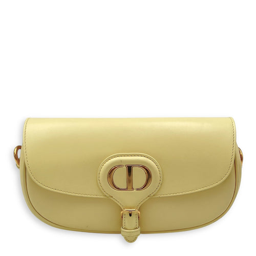 Christian Dior Bobby East West Yellow Crossbody Bag in Calfskin, Gold hardware_1