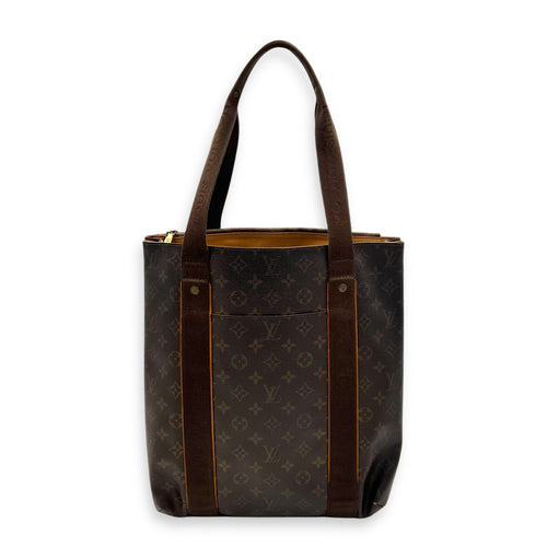 Louis Vuitton Beaubourg Tote Bag Brown in Monogram Coated Canvas, Gold hardware_1