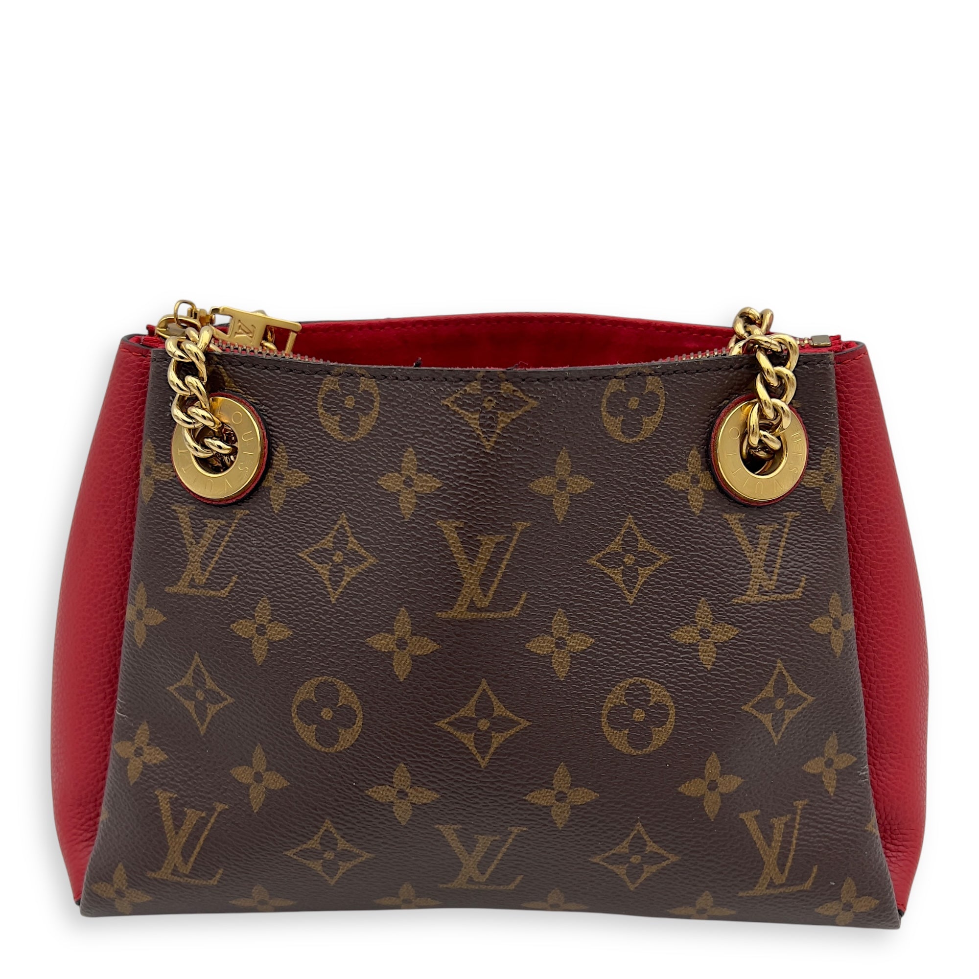 Louis Vuitton Surene BB Brown Shoulder Bag in Monogram Coated Canvas, Gold hardware_1