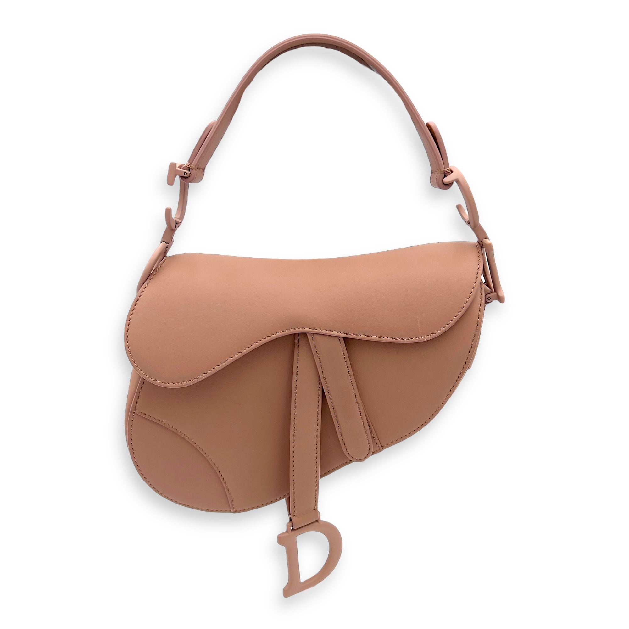 Christian Dior Saddle Mini Beige Top Handle Bag in Ultra Matte, Matte hardware_1