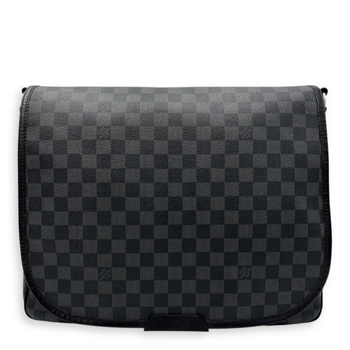 Louis Vuitton Daniel Messenger MM Graphite in Coated Canvas, Silver hardware_1