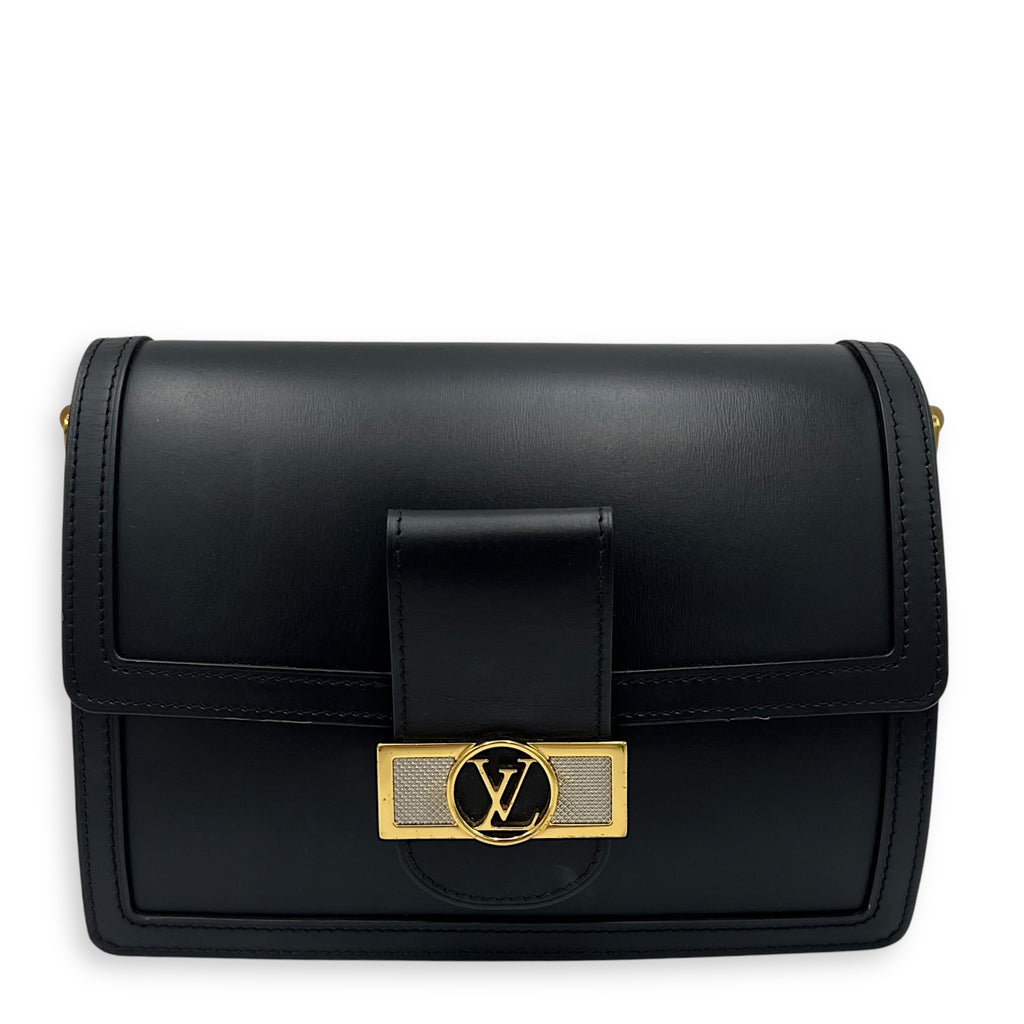 Louis Vuitton Dauphine MM Shoulder bag in Calfskin, Gold Hardware 
