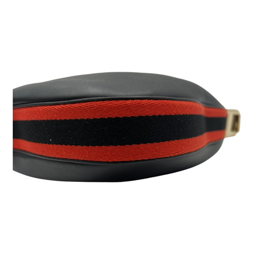 Gucci Attache Shoulder Bag Black in Calfskin, Gold hardware_10