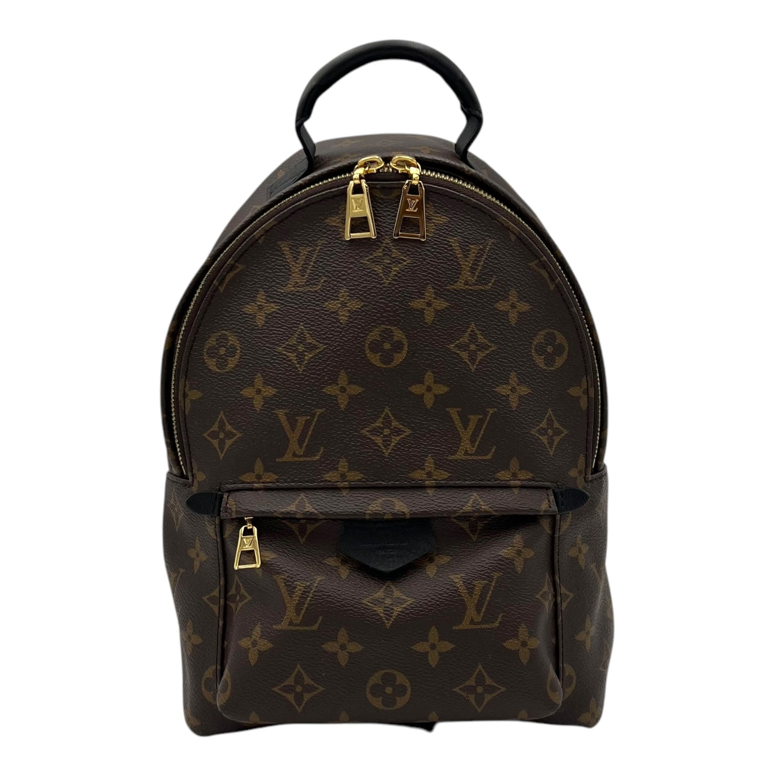 Louis Vuitton Palm Springs Backpack PM Brown in Monogram Coated Canvas, Gold hardware_1