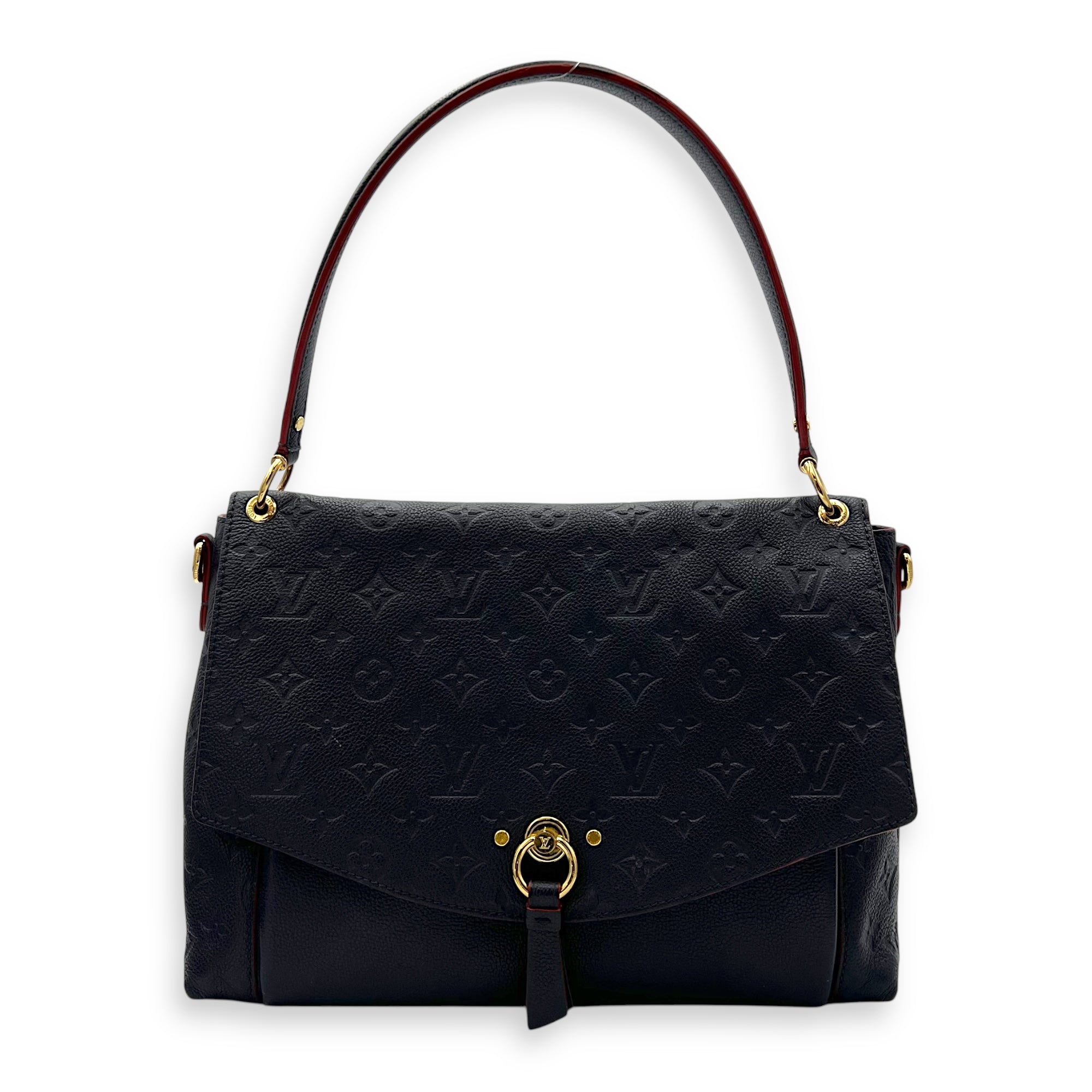 Louis Vuitton Blanche Shoulder Bag Blue in Empreinte Leather, Gold hardware_1