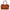 Prada Logo Top Handle Bag Orange in Calfskin, Gold hardware_1