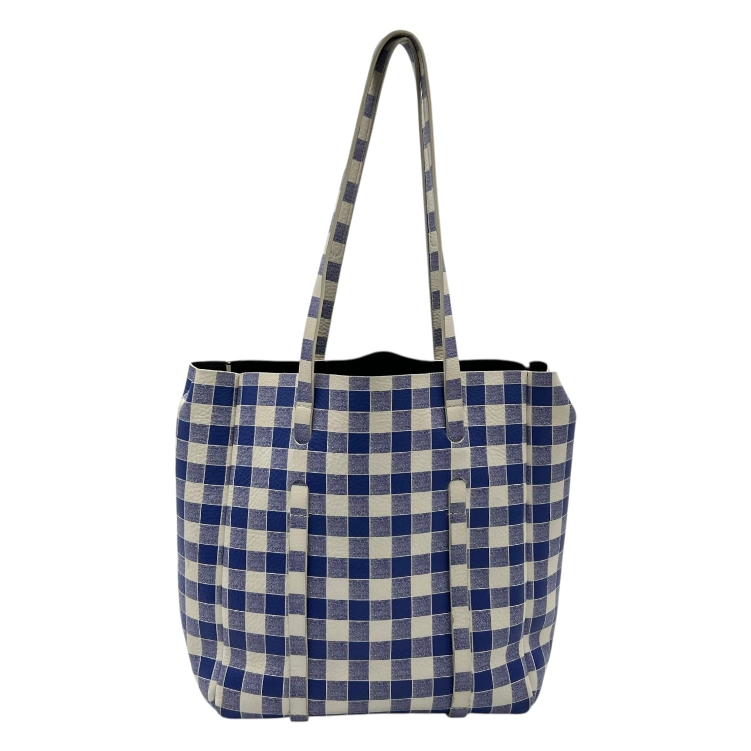 Balenciaga Everyday Tote Bag Blue in Calfskin, Silver hardware_1
