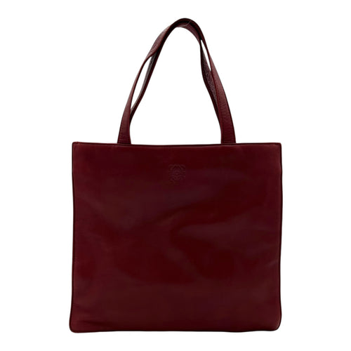 Loewe Anagram Tote Bag Red in Lambskin_1
