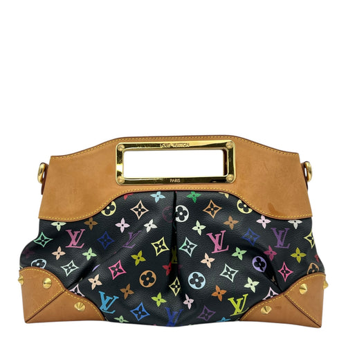 Louis Vuitton Judy MM Multicolor x Murakami Shoulder Bag in Monogram Coated Canvas, Gold hardware_1