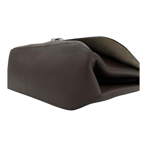 Louis Vuitton Volta Top Handle Bag Grey in Calfskin, Silver hardware_10