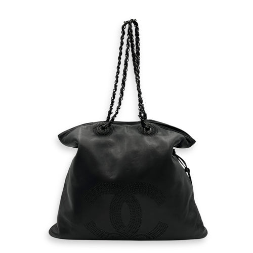Chanel Others Shoulder Bag Black in Calfskin, Silver hardware_1