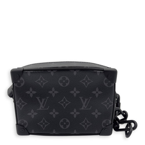 Louis Vuitton Trunk Shoulder Bag Black in Monogram Coated Canvas, Black hardware_1